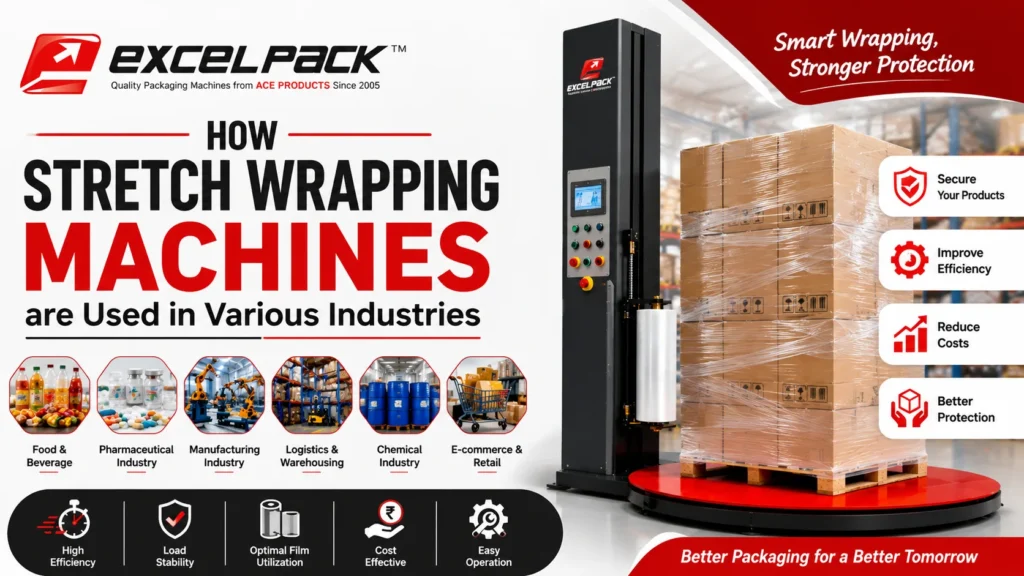 Read more about the article How Stretch Wrapping Machines are Used in Various Industries