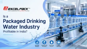 Read more about the article Is a Packaged Drinking Water Industry Profitable in India? Complete Guide to Investment, Water Bottle Business Profit, Market Potential, and the Role of Shrink Packaging Machine